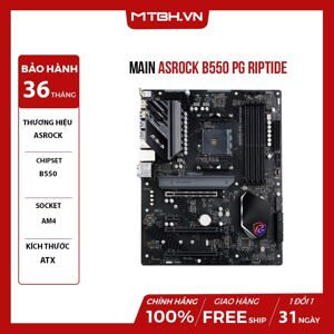 Bo mạch chủ - Mainboard Asrock B550 PG Velocita