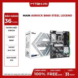 Bo mạch chủ - Mainboard Asrock B660 Steel Legend DDR4