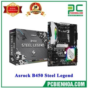 Bo mạch chủ - Mainboard Asrock B450 Steel Legend