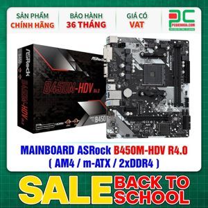 Bo mạch chủ - Mainboard Asrock B450M HDV