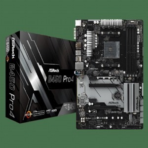 Bo mạch chủ - Mainboard Asrock B450 Pro4