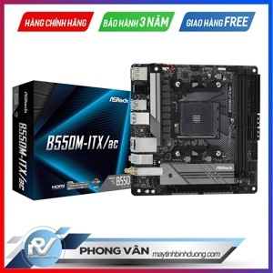 Bo mạch chủ - Mainboard Asrock B550M ITX/ac