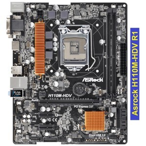 Bo mạch chủ - Mainboard Asrock H110M-HDV/D3