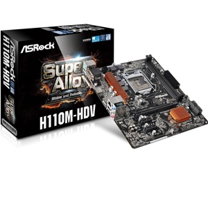 Bo mạch chủ - Mainboard Asrock H110M-HDV/D3