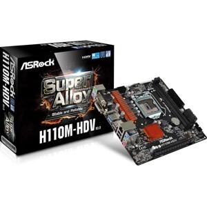 Bo mạch chủ - Mainboard Asrock H110M-HDV/D3