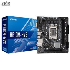 Bo mạch chủ - Mainboard Asrock H610M-HVS DDR4