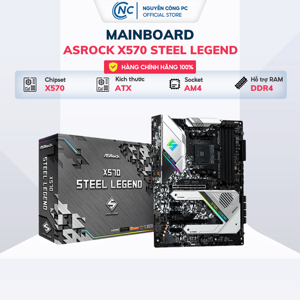 Bo mạch chủ - Mainboard Asrock X570 Steel Legend