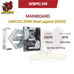 Bo mạch chủ - Mainboard Asrock Z690 Steel Legend