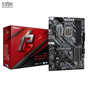 Bo mạch chủ - Mainboard Asrock Z490 Phantom Gaming 4