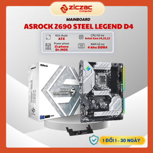 Bo mạch chủ - Mainboard Asrock Z690 Steel Legend