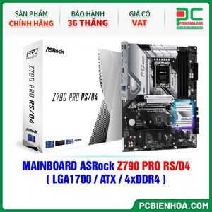 Bo mạch chủ - Mainboard Asrock Z790 Pro RS/D4