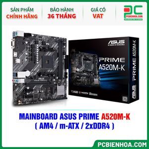 Bo mạch chủ - Mainboard Asus Prime A520M-K