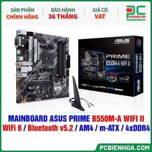Bo mạch chủ - Mainboard Asus Prime B550M-A Wifi