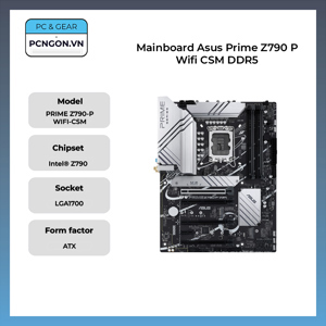 Bo mạch chủ - Mainboard Asus Prime Z790-P WiFi-CSM DRR5