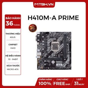 Bo mạch chủ - Mainboard Asus Prime H410M-A