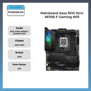 Bo mạch chủ - Mainboard Asus Rog Strix X670E-F Gaming Wifi
