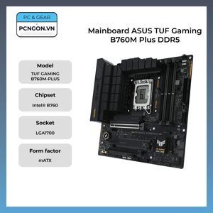 Bo mạch chủ - Mainboard Asus TUF Gaming B760M Plus DDR4