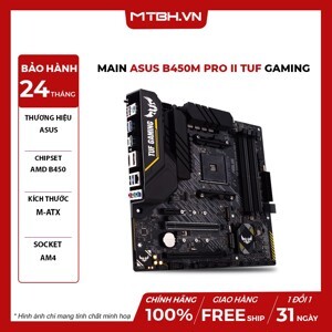 Bo mạch chủ - Mainboard ASUS TUF GAMING B450M-PRO II