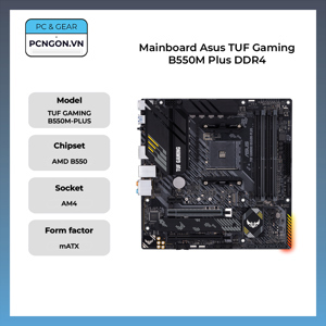 Bo mạch chủ - Mainboard Asus Tuf Gaming B550M-Plus