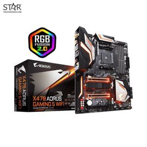 Bo mạch chủ - Mainboard Gigabyte X470 Aorus Gaming 5 Wifi