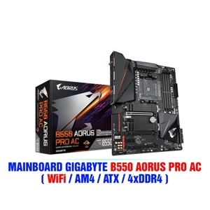 Bo mạch chủ - Mainboard Gigabyte B550 Aorus Pro AC