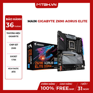 Bo mạch chủ - Mainboard Gigabyte Z690 Aorus Elite DDR4