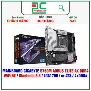 Bo mạch chủ - Mainboard Gigabyte B760M Aorus Elite AX DDR4