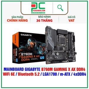 Bo mạch chủ - Mainboard Gigabyte B760M Gaming X AX DDR4