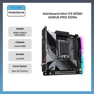 Bo mạch chủ - Mainboard Gigabyte B760I AORUS PRO DDR4