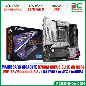 Bo mạch chủ - Mainboard Gigabyte B760M Aorus Elite AX DDR4