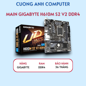 Bo mạch chủ - Mainboard Gigabyte H610M S2 DDR4