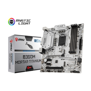 Bo mạch chủ - Mainboard MSI B360M Mortar Titanium