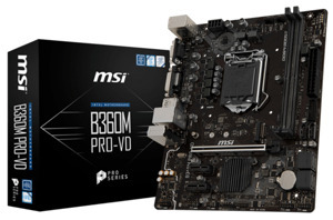 Bo mạch chủ - Mainboard MSI B360M Pro-VD