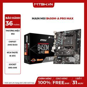 Bo mạch chủ - Mainboard MSI B450M-A PRO MAX