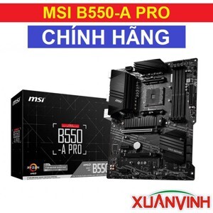 Bo mạch chủ - Mainboard MSI B550-A PRO