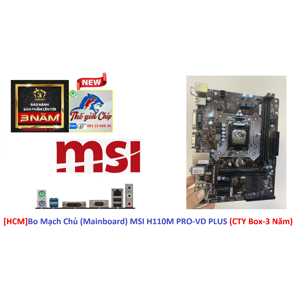 Bo mạch chủ - Mainboard MSI H110M PRO-VD Plus