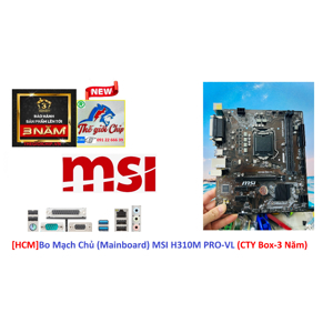 Bo mạch chủ - Mainboard MSI H310M Pro-VL