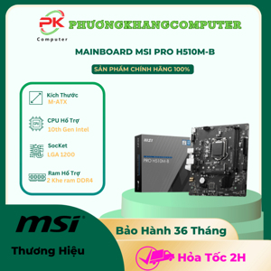 Bo mạch chủ - Mainboard MSI H510M Pro