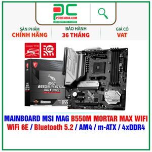 Bo mạch chủ - Mainboard MSI Mag B550M Mortar Wifi