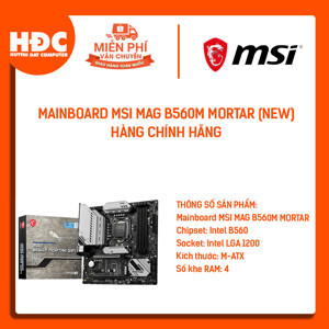 Bo mạch chủ - Mainboard MSI MAG B560M MORTAR