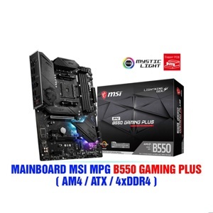 Bo mạch chủ - Mainboard MSI MPG B550 Gaming Plus