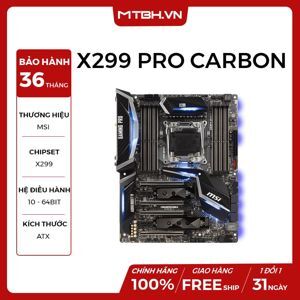 Bo mạch chủ - Mainboard MSI X299 Gaming Pro Carbon