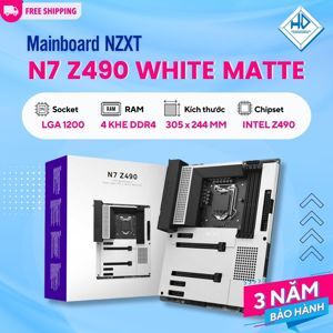 Bo mạch chủ - Mainboard NZXT N7 Z490 Matte