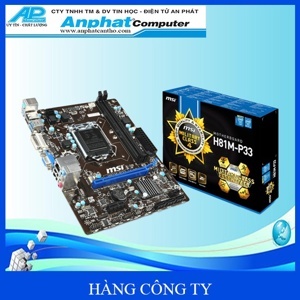 Bo mạch chủ - Mainboard MSI H81M-P33