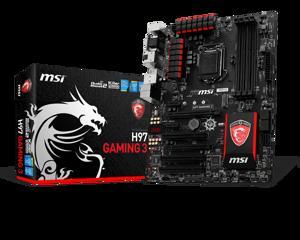 Bo mạch chủ MSI H97 Gaming 3 - Socket 1150, Intel H97, 4 x DIMM, Max 32GB, DDR3