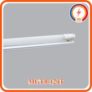 Bộ máng batten + bóng LED tube T8 thủy tinh 1x18W – 1.2m, ánh sáng vàng, MPE, MGT8-120V