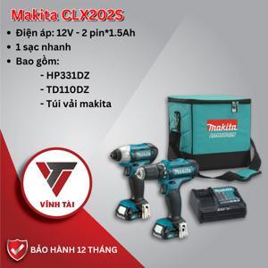 Bộ máy bắt vít dùng pin Makita CLX202S