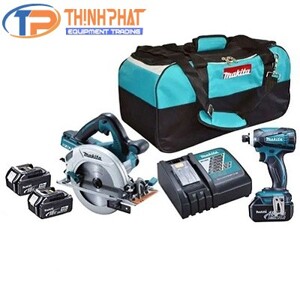 Bộ máy cưa đĩa máy vặn vít dùng Pin 18V Makita DLX2239M