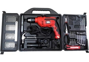 Bộ máy khoan búa Black and Decker KR554REP11-B1 (Cam)