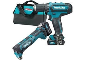 Bộ máy khoan cắt dùng pin Makita CLX206SX1 12V